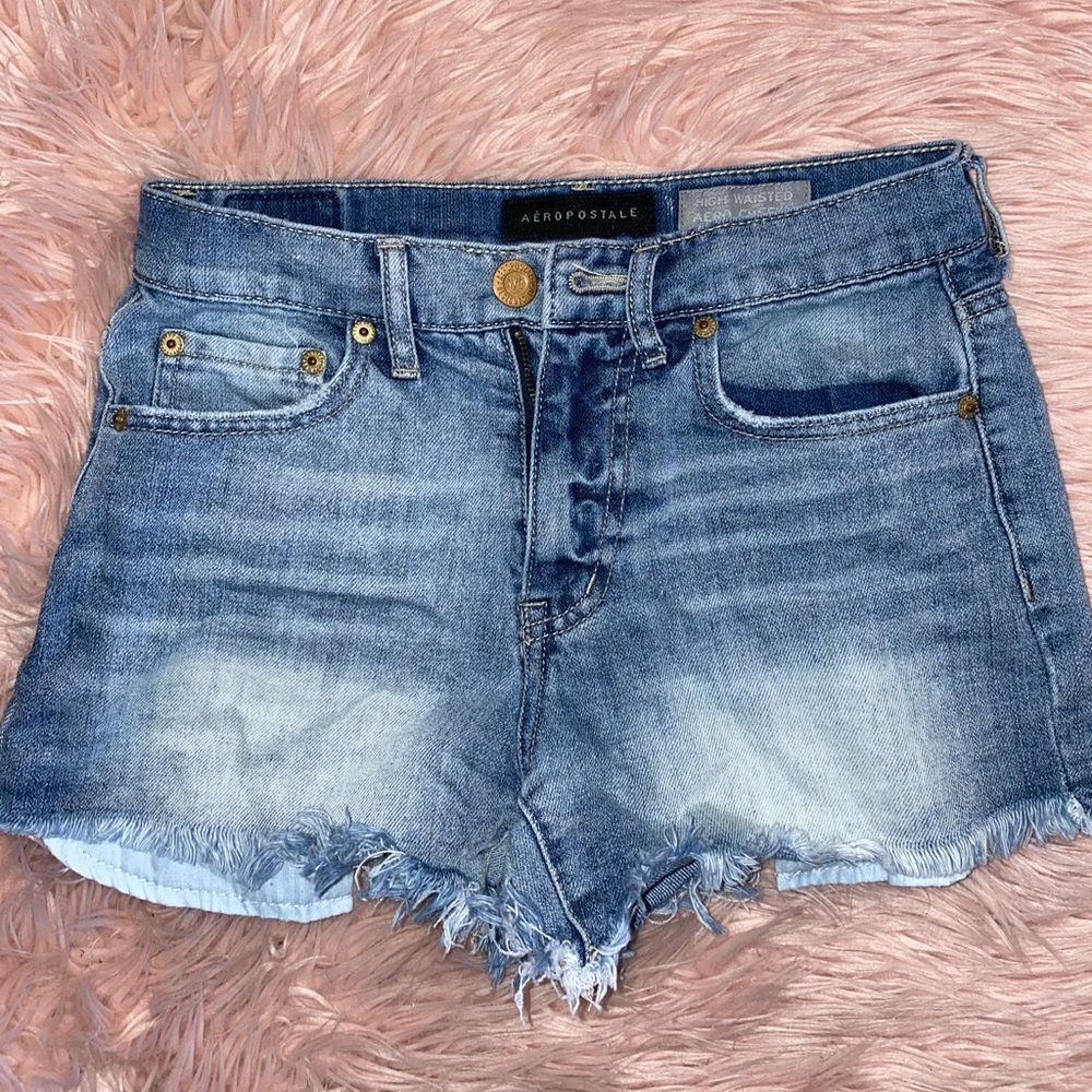 High waisted cheeky shorts